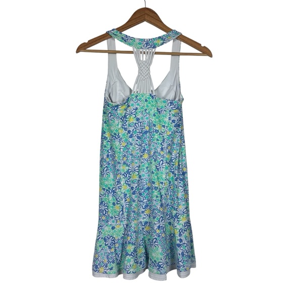 Lilly Pulitzer Luxletic Blue Haven Biancas Love Meryl Tennis Dress Size XS - Picture 3 of 8